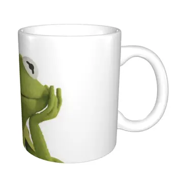 Žabiak Kermit Hrnček Šálky Kávy Pohára, Šálky Kawaii Pohár Keramický Hrnček Šálku Kávy Nastaviť Osobné Darčeky Obrázok 2