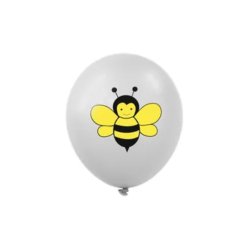 12 Palcový Narodeninová Párty, Baby Sprcha Dekorácie Cartoon Bee Sequin Balón Nastaviť Obrázok 2