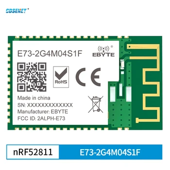 NRF52811 2,4 GHz Bezdrôtového pripojenia Bluetooth Modul BLE5.1 SMD CDSENET E73-2G4M04S1F PCB Antény SOC RF Štít Vysielač iBeacon internet vecí urob si sám
