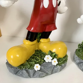 2 KS Mickey Minnie živice ozdoby cez krásny nábytok domáce dekorácie detí darčeky tvorivé záhradné dekoračné bábiky