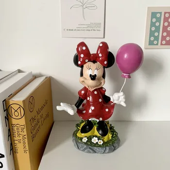 2 KS Mickey Minnie živice ozdoby cez krásny nábytok domáce dekorácie detí darčeky tvorivé záhradné dekoračné bábiky Obrázok 2