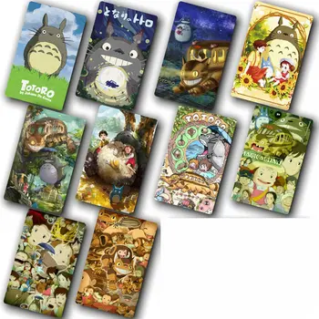 100 ks Cartoon Nálepky Anime Roztomilý Môj Sused Totoro DIY Dekorácie Autobus ID Karty, Samolepky Deti Klasické Hračky Kolekcia Nálepky Obrázok 2