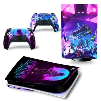Fortnite PS5 Nálepky Disku Verziu Hry Stroj Ochranná Fólia na Celé Telo Nálepka pre PlayStation 5 Hra Anime Nálepky