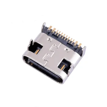 10 ks/veľa 5A 20V Micro USB Konektor Typu C 3.1 6 Pin SMT Zásuvka Konektor Samica Port Jack Chvost Konektor Pre vysoký prúd nabíjania Obrázok 2