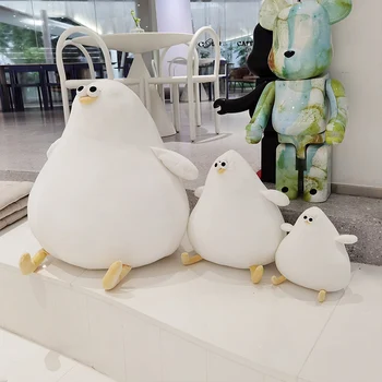 Cartoon Seagull Plyšové Zvieratko Plyšové Hračky, Bábiky Vankúš Textílie Pohodlný Domov Stôl Dekorácie Baby Soothing Bábika Ragdoll Dary