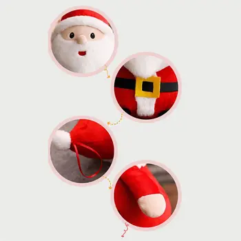 2020 Veselé Vianočné Ozdoby Na Vianočný Darček Santa Claus Plyšové Hračky Bábiky Zavesiť Dekorácie Pre Domov Enfeites De Natal Dovolenku U3 Obrázok 2