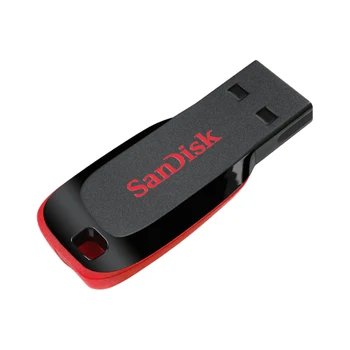 SanDisk USB Flash Disk Cruzer Blade U Diskov s kapacitou 8 gb 16 GB 32 GB Mini Pen Drive 64 GB 128 GB USB 2.0 Flash Memory Stick (SDCZ50) Obrázok 2