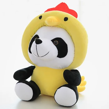 20 cm 40 cm Kawaii Čínskeho Zverokruhu Panda Zvierat Myš Dobytka Pes, Králik Roztomilá Bábika Dieťa Hračku