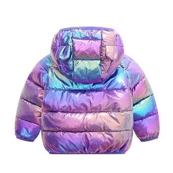 Deti Zimné Oblečenie Sady Baby Boy Udržať V Teple Kapucňou Dole Vesty, Nohavice, Oblečenie Pre Dievčatá Snowsuit Coats Lyžiarske Oblek 2021 Nové Obrázok 2