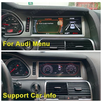 Android 10 Bezdrôtový Carplay 6+128G Pre Audi Q7 4L 2005~MMI 2G 3G Auto Multimediálny Prehrávač, GPS Navigáciu, Rádio Stereo WiFi Obrázok 2