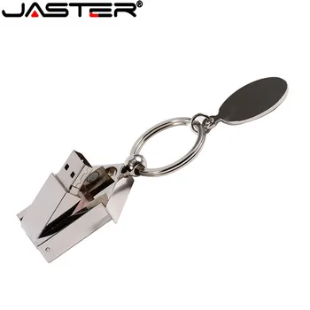 JASTER USB 2.0 Roztomilý Kovové Dom Tvar USB Flash Disk 4 GB 8 GB 16 GB 32 GB, 64 GB Pamäťový kľúč Usb kl ' úč Darčeky zákazníka, LOGO Obrázok 2
