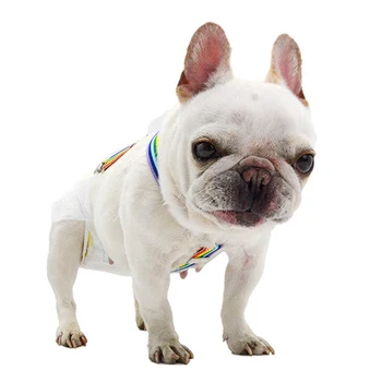 Rainbow Prúžok Psie Plienky Podväzky pre spoločenské Oblečenie, Plienky, Nohavice, Sukne Brucho Pásma Malé Stredné Veľké Psy Pet Príslušenstvo