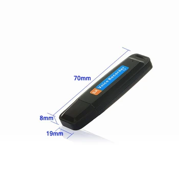 U-Disk Digitálny o Hlasový Záznamník Pero USB Flash Disk Až Do 32GB Micro-TF