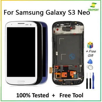 LCD Displej Pre Samsung Galaxy S3 Neo LCD Displej Dotykový Displej Digitalizátorom. Pre SAMSUNG Galaxy S3 Neo I9301i Náhradný Diel