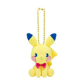 Pokemon 10 cm Plyšové Pikachu Eevee Sylveon Leafeon Jolteon Espeon Keychain Deti Hračky pre Chlapcov, Dievčatá Narodeninám