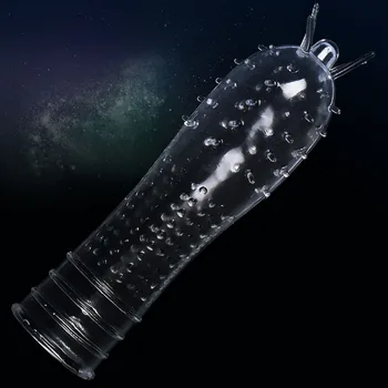 3ks Crystal Odkladu Kondóm Dot Penis Rukáv Trvalé Rozšírenie sex produkty spike Klitorisu Erekcie pomoci rozšíriť sexuálne hračky pre mužov
