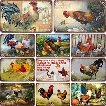 Čerstvé Vajcia, Kovové Prihlásiť Roztomilý Zvieratá Tin Maľovanie Vintage Radi Kuracie Plagát Bar Domácej Farmy Dekorácie Retro Doska