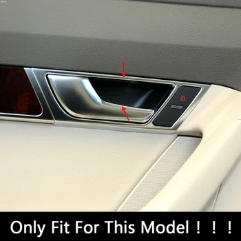 Auto Príslušenstvo, Interiérové Dvere Rukoväť Miska Zahŕňa Výbava Nálepky Na Audi A6 C6 2009-2011 Doorknob Dekorácie Styling