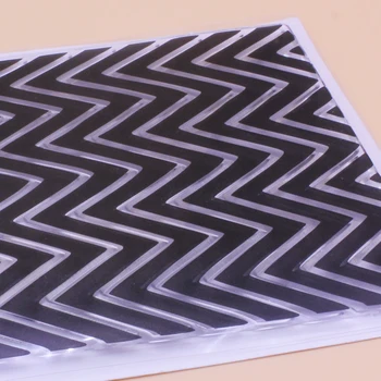 Alinacutle Jasné Známky Vlna Pozadí DIY Scrapbooking Karty Album Paper Craft Gumy Transparentný Silikónový Pečiatok