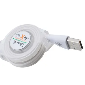 Zaťahovacie LED Svetlo, Micro USB Kábel Svetelnej Replacment pre Android Port Dátový Kábel, Nabíjačka Telefónu