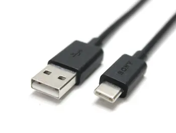 ORIGINÁLNE USB Typu C Nabíjací Kábel Pre Sony bezdrôtové Slúchadlá WH-1000XM3 WH-XB900N WF-1000XM3 WF-SP900 WI-C600N WI-C200 WIC310 Obrázok 2