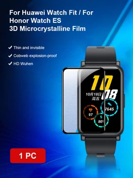 3D Mäkký Ochranný Film Kryt Na Huawei Sledovať Fit Prípade Full Screen Protector Jasné Ochranný Film Prípadoch Pre Česť Sledovať Obrázok 2
