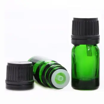 Sklo parfum esenciálny olej kvapkadla fľaša 5ml zelenej sklenenej fľaše F20172262