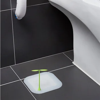 Silikónové Kanalizácie Dezodorant Kryt Sprcha Odvodnenie Podlahy, Umývadlo Filter Vaňou Plug Roztomilý Bean Kel Poschodí Anti-zápach Kryt Hmyzu-dôkaz Obrázok 2