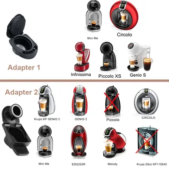 ICafilas Naplniteľné Adaptater Previesť Na Dolce Gusto Káva Kapsule Nescafe Filter Prenos Nespresso k Dolce Gusto