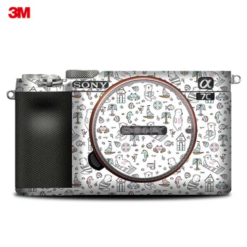 Fotoaparát pokožku Tela Vhodné pre Sony Alpha a7C Nálepku Krytu Chránič Film Kit zábal pokožky kotúča 3M fotoaparát na film opakovane