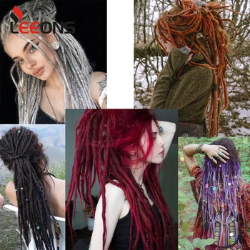 1 Stáť 20 Palcov Ručné Dredy Rozšírenia Háčkovanie Sieťky, Reggae Vlasy Háčkovanie Vlasy Pre Rock&Roll Hippie Pletenie Vlasy