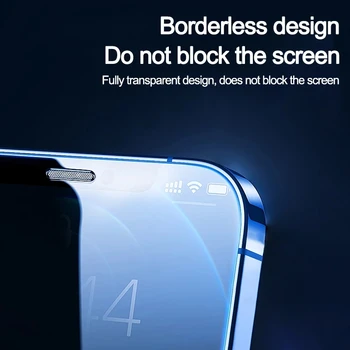 One-kliknite na inštalačný Tvrdeného Skla Pre iPhone 11 12 13 Pro Max Mini Screen Protector XR X XS Max Ochranný Film Príslušenstvo