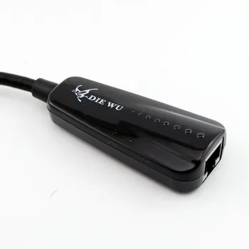 1x USB 3.0 Muž na 10/100/1000Mbps Gigabit RJ45 Ethernet LAN Sieťové Karty Adaptéra USB Ethernet Kartu Adaptér, Čierna