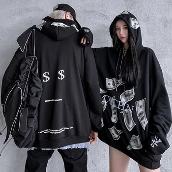 IN hoodie žena Kórea crewneck módu tlače s kapucňou, kawaii Milovníka Oblečenie 2021 jeseň ženy tričko s Dlhým rukávom Obrázok 2