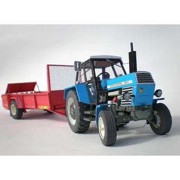 1: 32 českej Zetor 8011 Traktor Papier Model Poľnohospodárske Stroje Ručné urob si sám
