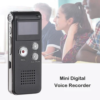SK012 Professional Mini Digitálny Záznam Pero s kapacitou 8 gb Audio Hlasový Záznamník Prenosný MP3 Prehrávač, Diktafón Obrázok 2