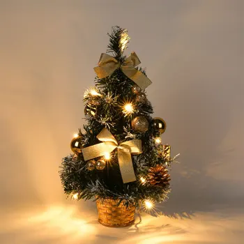 35 Tabuľka LED Vianočný Stromček Nočného Dekorácie Svetla Borovice Mini Vianočný Strom Dekorácie Vianoce Nový Rok Darček . Obrázok 2