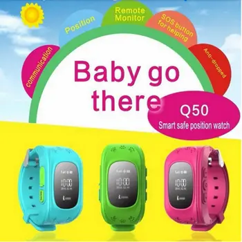 Najlepšie Kúpiť Na Trhu Dieťa Telefón Náramkové Hodinky Deti Tracker GPS Hodinky Obrázok 2