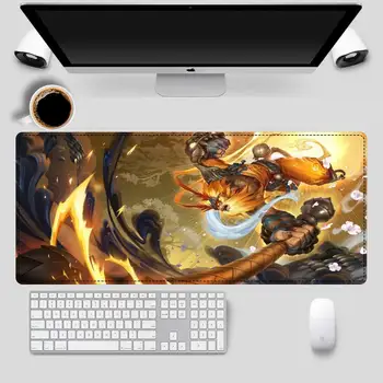 Značka League of Legends Wukong Podložka pod Myš Hráč Klávesnice Maus Pad Stôl Mouse Mat Hru Príslušenstvo Pre Overwatch