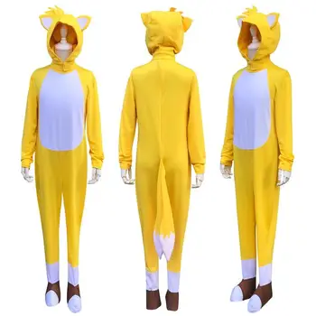 Unisex Anime Cosplay Kostým Halloween Kostým Žltá Dlhým rukávom Kombinézu Oblečenie pre Štyri ročné obdobia Obrázok 2