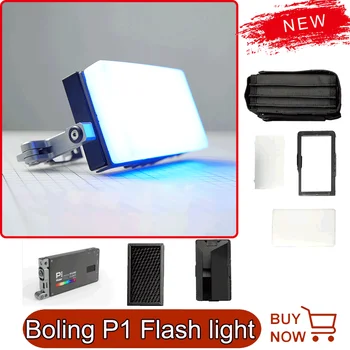 Boling P1 Flash light Príslušenstvo Súprava Softbox Stodola Dvere Honeycomb Difúzor Magnetické základne pre Boling P1 LED Svetlo