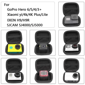 Prenosný Mini Box Xiaoyi Taška Športová Kamera vodotesné puzdro Pre Xiao Yi 4K Gopro Hero 9 8 7 6 5 SJCAM Sj4000 EKEN H9 Príslušenstvo Obrázok 2