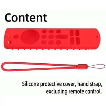 2021 Nový Silikónový Ochranný obal Pre Amazon Požiaru TV Stick (3. Gen) Tretej Generácie Diaľkové Ovládanie Silikónový Ochranný Kryt