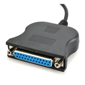 USB 25 Pin DB25 Female IEEE 1284 Paralelné Tlačiareň LPT Adaptér Tlač Converter Kábel, Paralelné Rozhranie, Komunikácia Obrázok 2