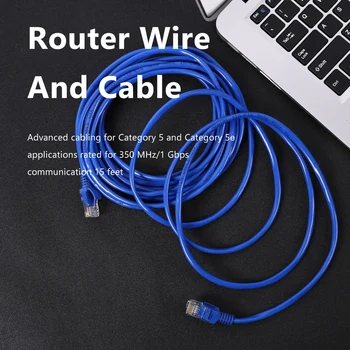 Vysoká Rýchlosť CAT-5e RJ45 Ethernet LAN Patch Kábel CAT5 Kábel Siete Internet Jumper 1m/3m/5m/15m/30 m pre Počítač Modem Router