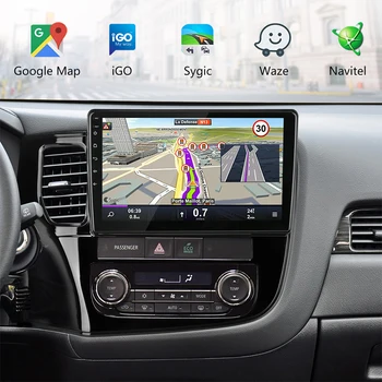 2 Din Android 10 autorádia Multimediálne Video Prehrávač, Navigácia GPS Pre Mitsubishi Outlander 3 GF0W GG0W 2012-2018 Stereo obrazovke Obrázok 2