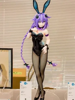 Anime Hyperdimension Sexy Dievčatá Údaje Neptunia Uvoľnenie Purple Heart Bunny dievča PVC Akcie Obrázok Zber Model Hračky Bábiky