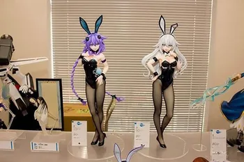 Anime Hyperdimension Sexy Dievčatá Údaje Neptunia Uvoľnenie Purple Heart Bunny dievča PVC Akcie Obrázok Zber Model Hračky Bábiky Obrázok 2